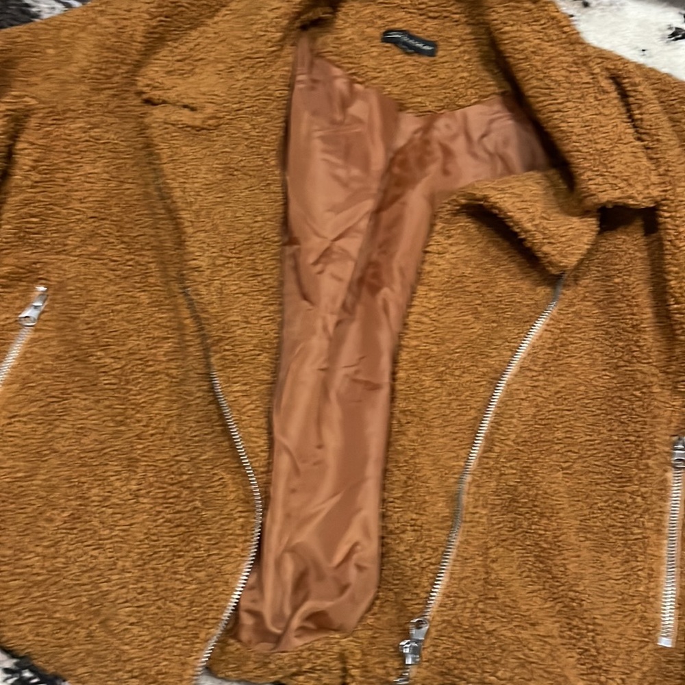 Brown Cropped Jacket - image 3